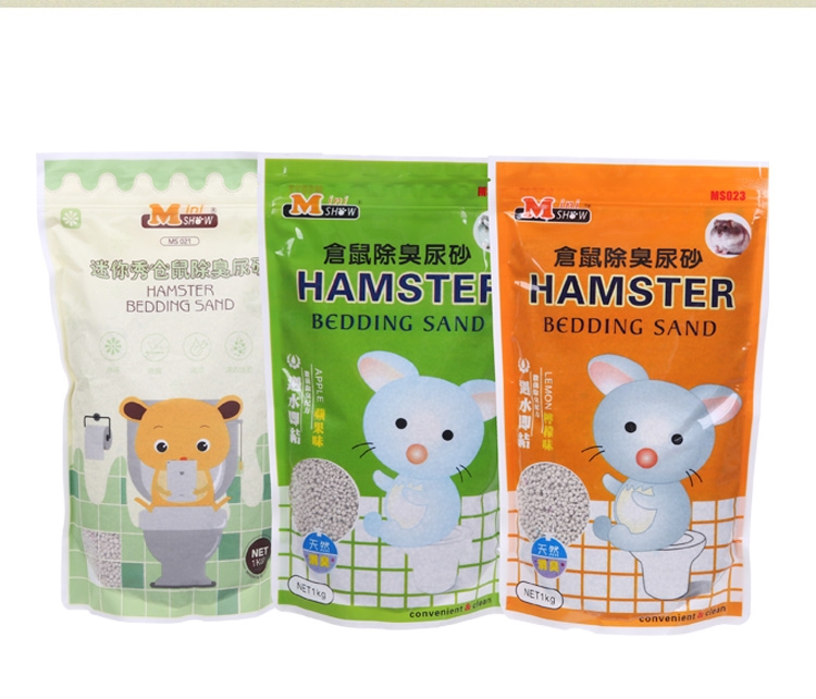 minishow 迷你秀仓鼠吸尿除臭厕砂1KG 三种香味