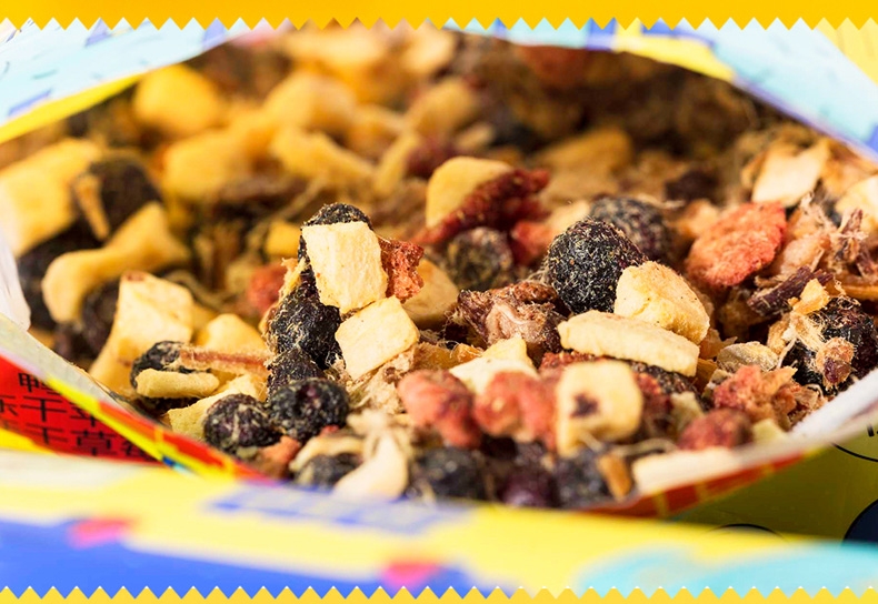 句句兽 大满足系列冻干鲜果综合肉脆片狗零食 400g