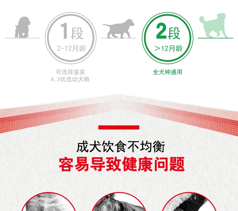 法国皇家Royal Canin CC优选全犬种成犬粮 8kg