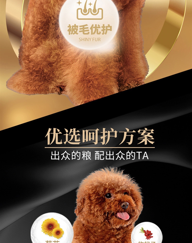 比瑞吉 优选泰迪贵宾成犬粮 2kg 
