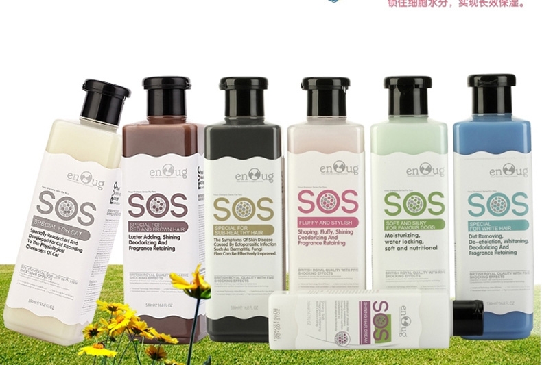 逸诺SOS 红棕毛犬专用香波沐浴露 530ml