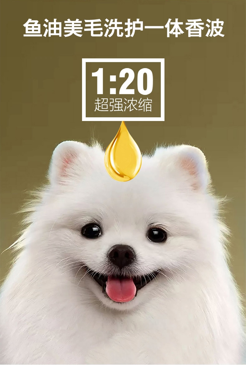 绝魅 超效亮白500ML 白色毛犬专用沐浴露 栀子花香