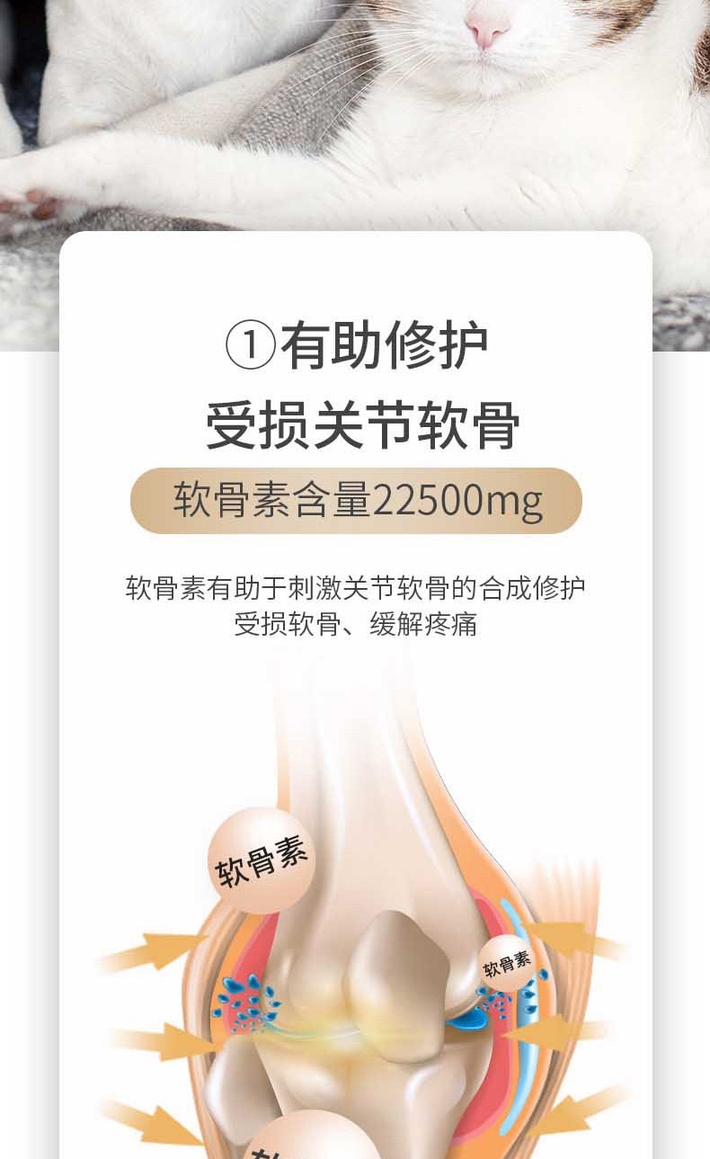 MAG 犬猫用关节生黄金版60片 修复骨折 补充钙质