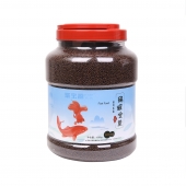 聚宝源 锦鲤金鱼通用鱼粮育成2mm颗粒 1500g