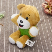 宜特 卡通毛绒洁齿狗狗玩具